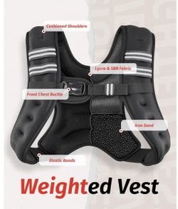 Brand New 16 lb Sand-Filled Weighted Vest