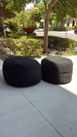 CB2 Bean Bag Foot Rest