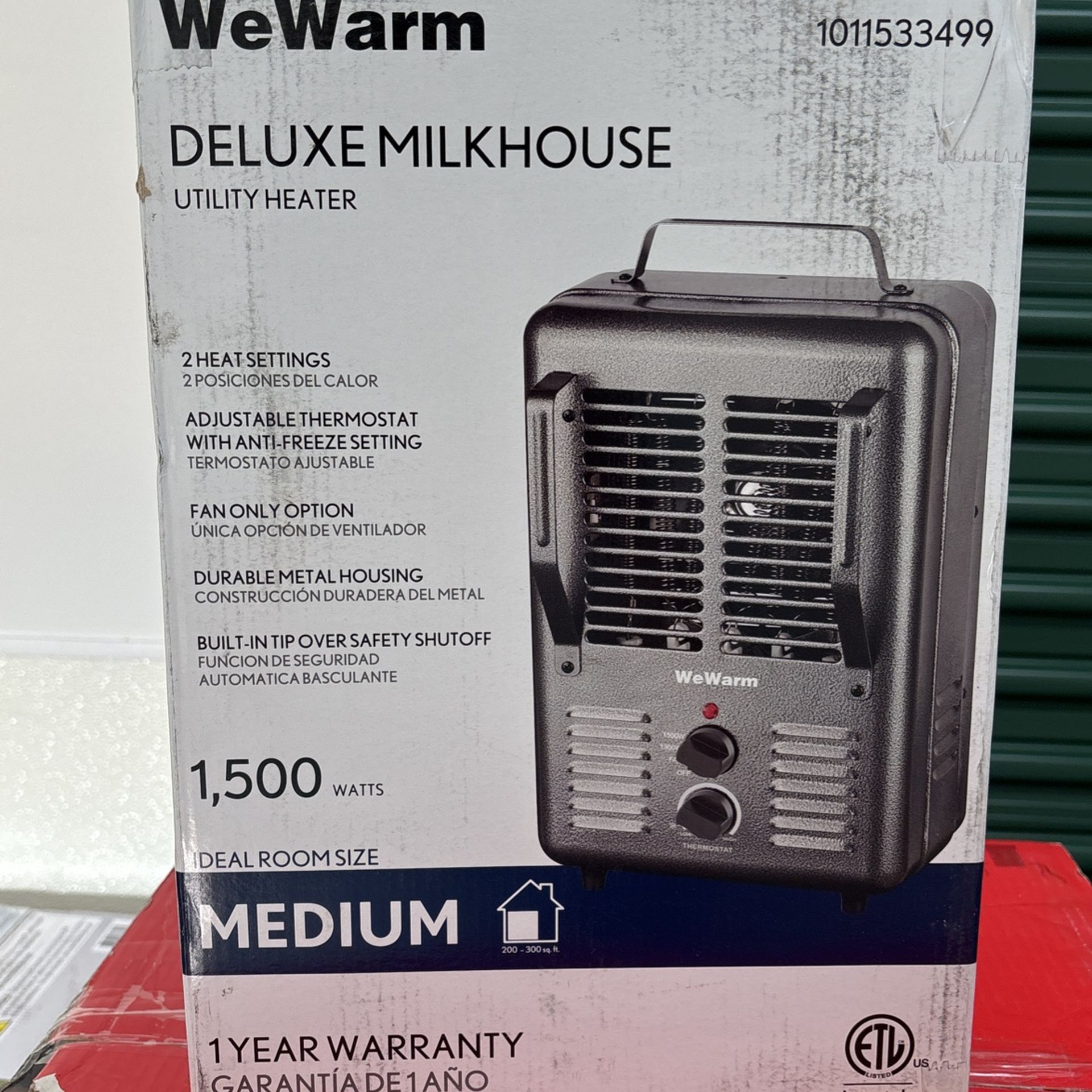 We Warm Deluxe Milk House 1500 Watts Medium Rm Size