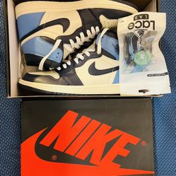 Air Jordan 1 High OG – Obsidian/University Blue – Size 10 – $125