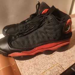 Size 7Y- Jordan 13 Retro Bred 2017 Red Black Hologram 