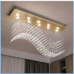 Modern crystal chandelier