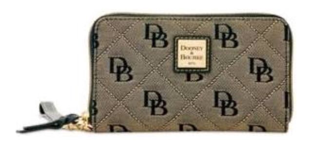 DOONEY & BOURKE MAXI QUILT ZIP AROUND PHONE WRISTLET