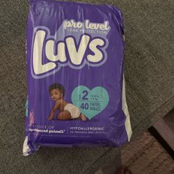 Luvs Size Two Diapers