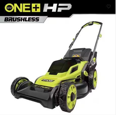 ONE+ HP 18V Brushless 16 in. Cordless Battery Walk Behind Push Lawn Mower (Tool Only) by RYOBI