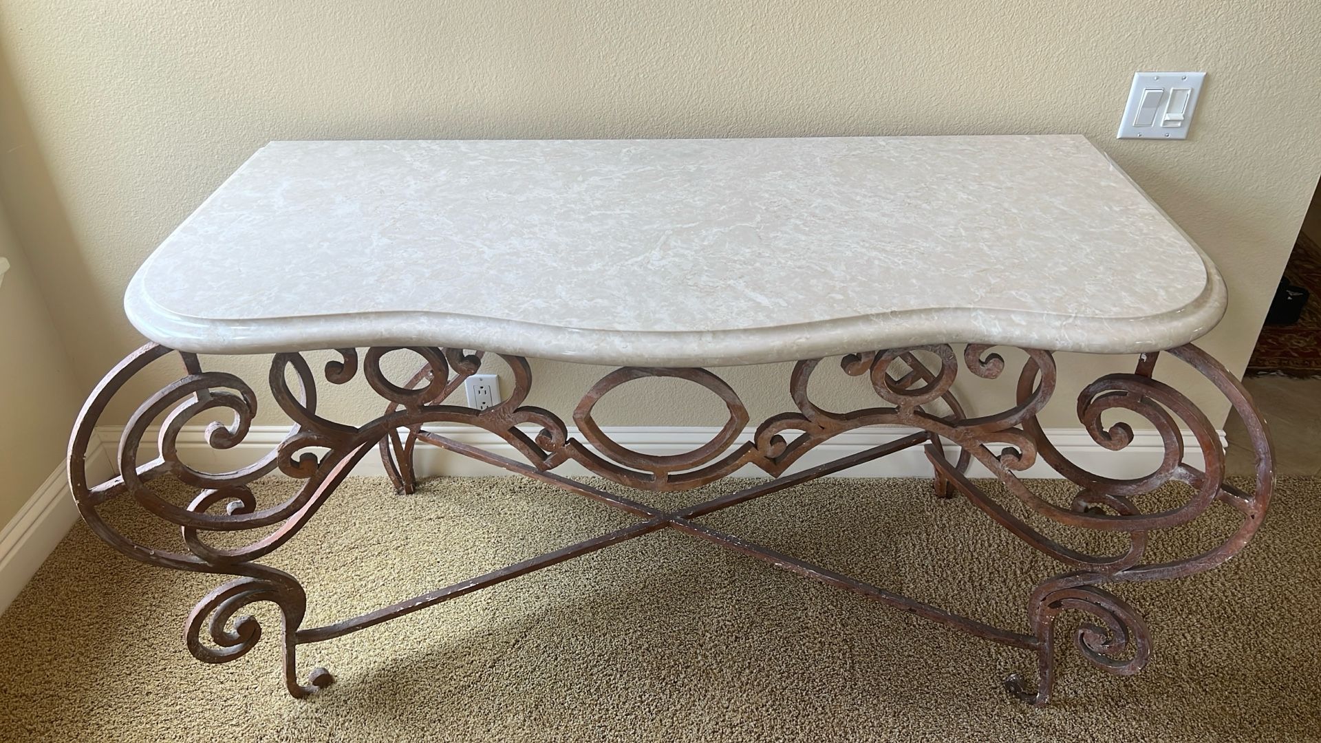 Console Table - Marble Top