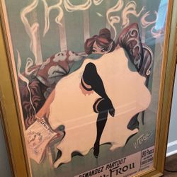 Lucien-Henri Weiluc Vintage Pinup, Girl, French Art