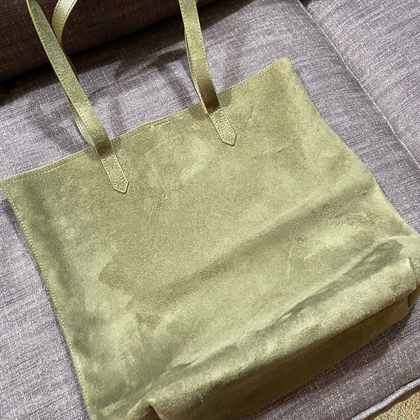 Suede Tote Bag