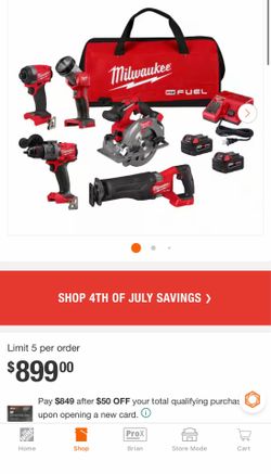 Milwaukee Tool Kit New Nuevo Todo En Caja