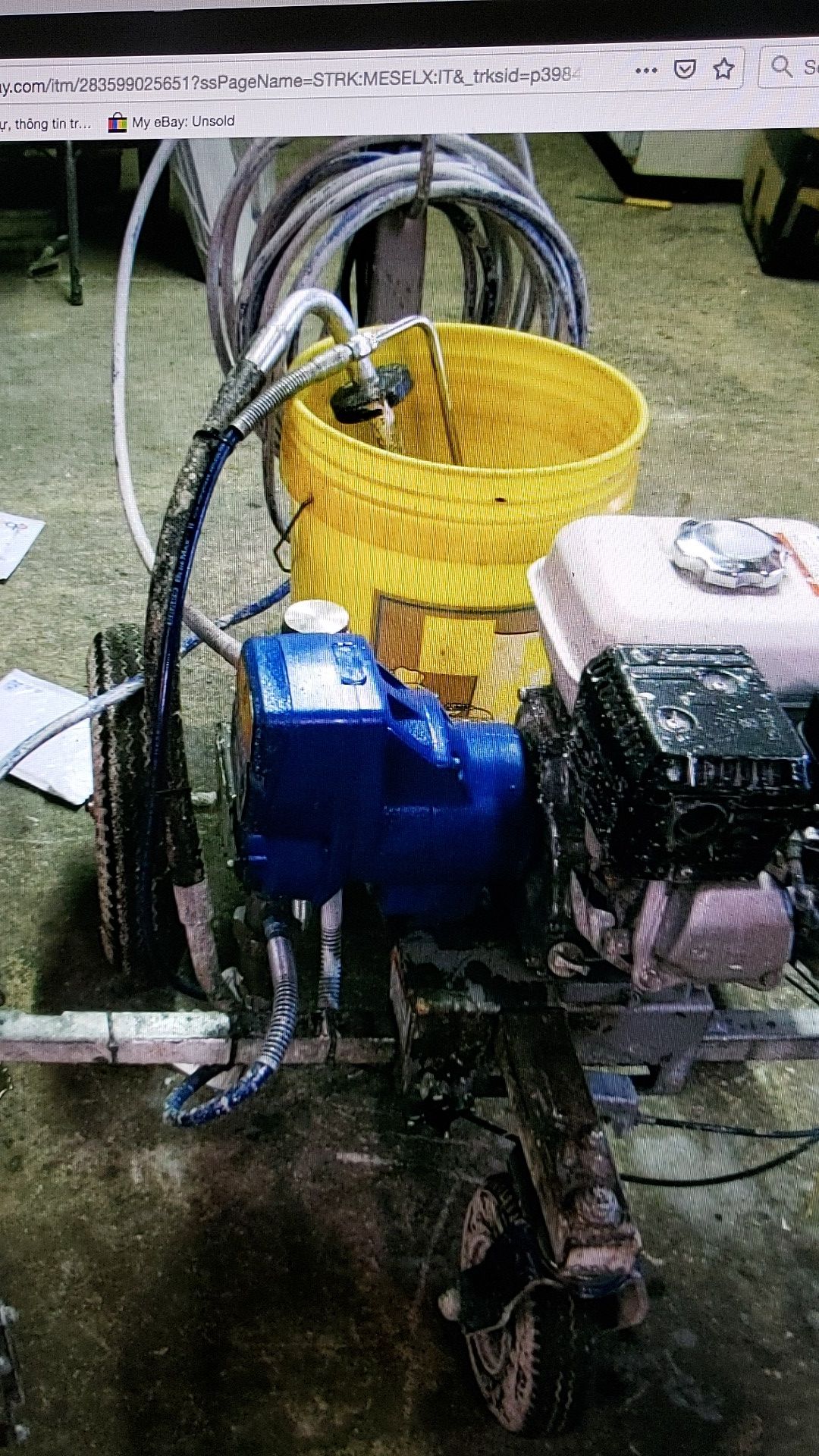 Graco linelazer 3400 parking lot striping machine