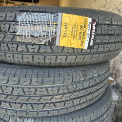 Set Of 4 Trailer Tire 205x75-15 $260 