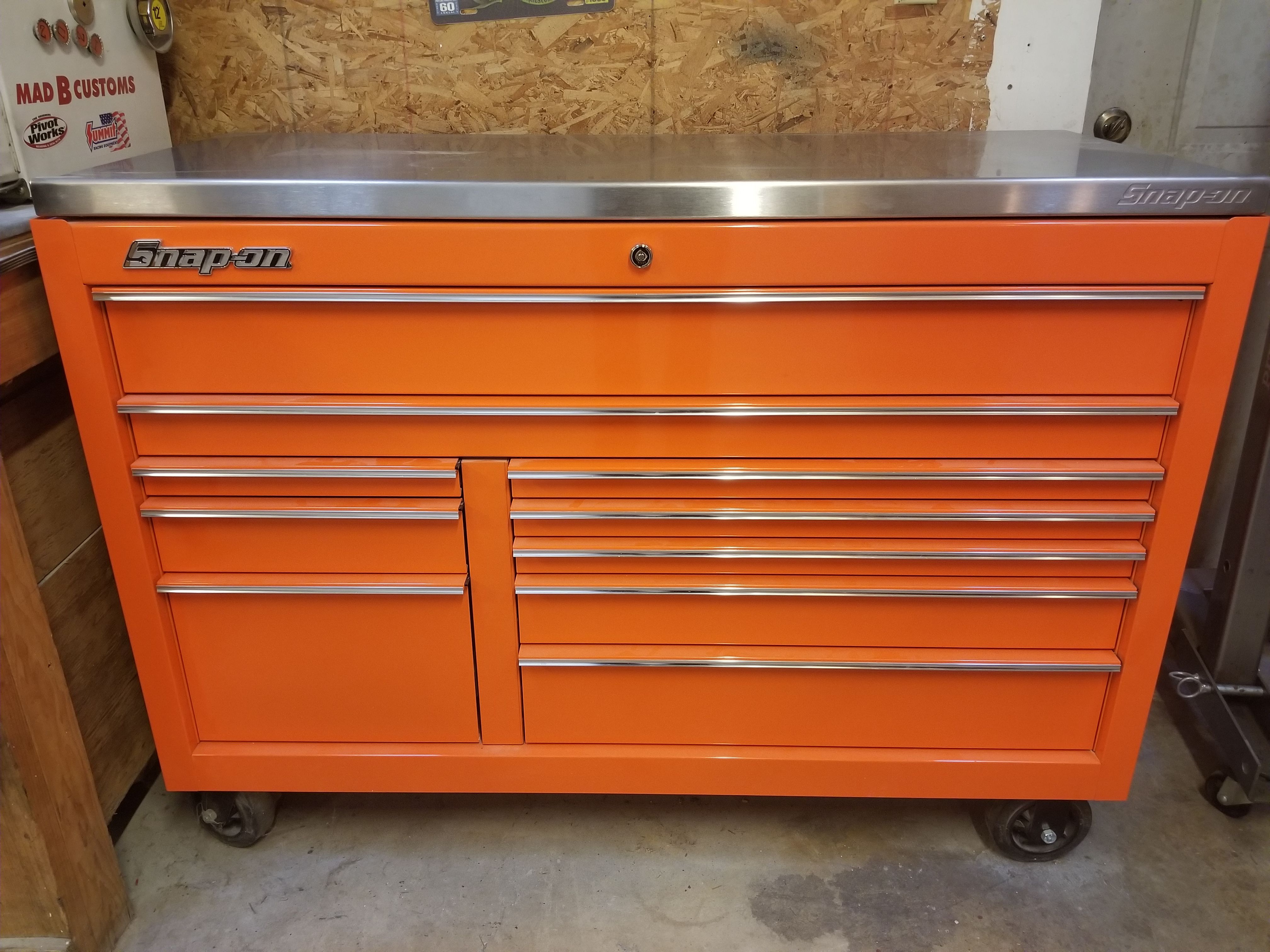Orange snap on tool box kra2422pjk1