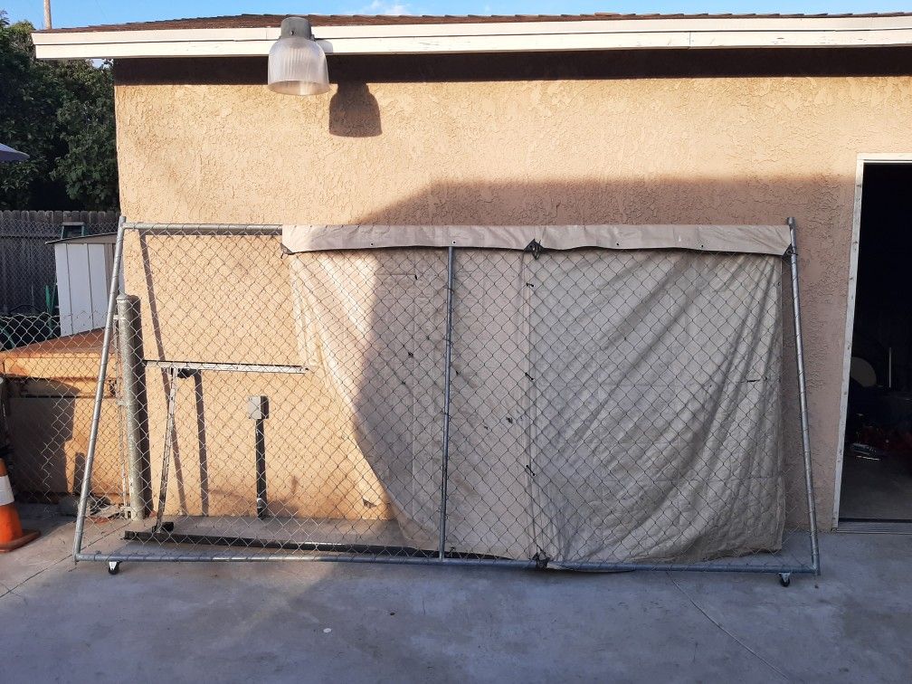chain link fence panel