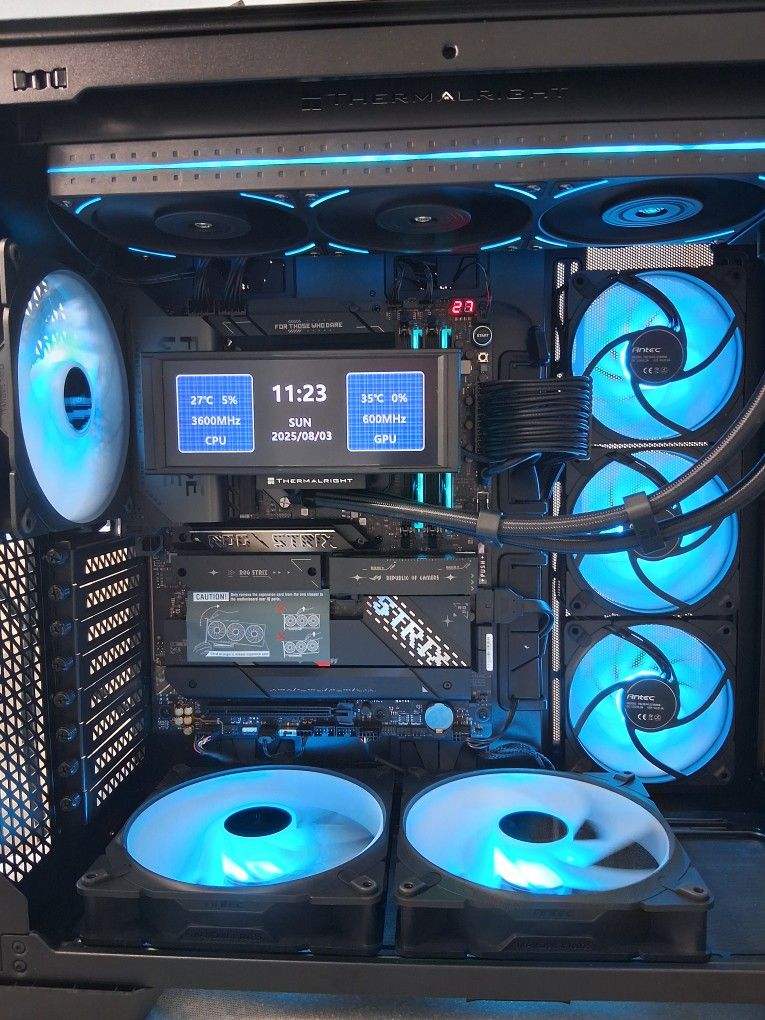 AMD RYZEN 9 9950X3D Gaming ROG Strix X870E E Gaming DDR5 96GB RGB RAM 2TB SSD Electronics & Media