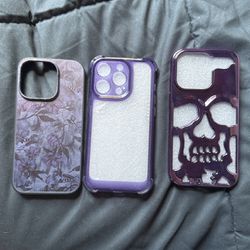 IPhone 14 Pro Purple Phone Cases