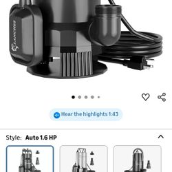 Submersible Sump Pump 