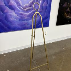 Art Easel (gold Metal)