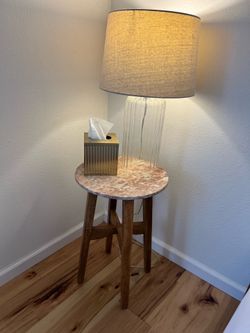 Marble side table
