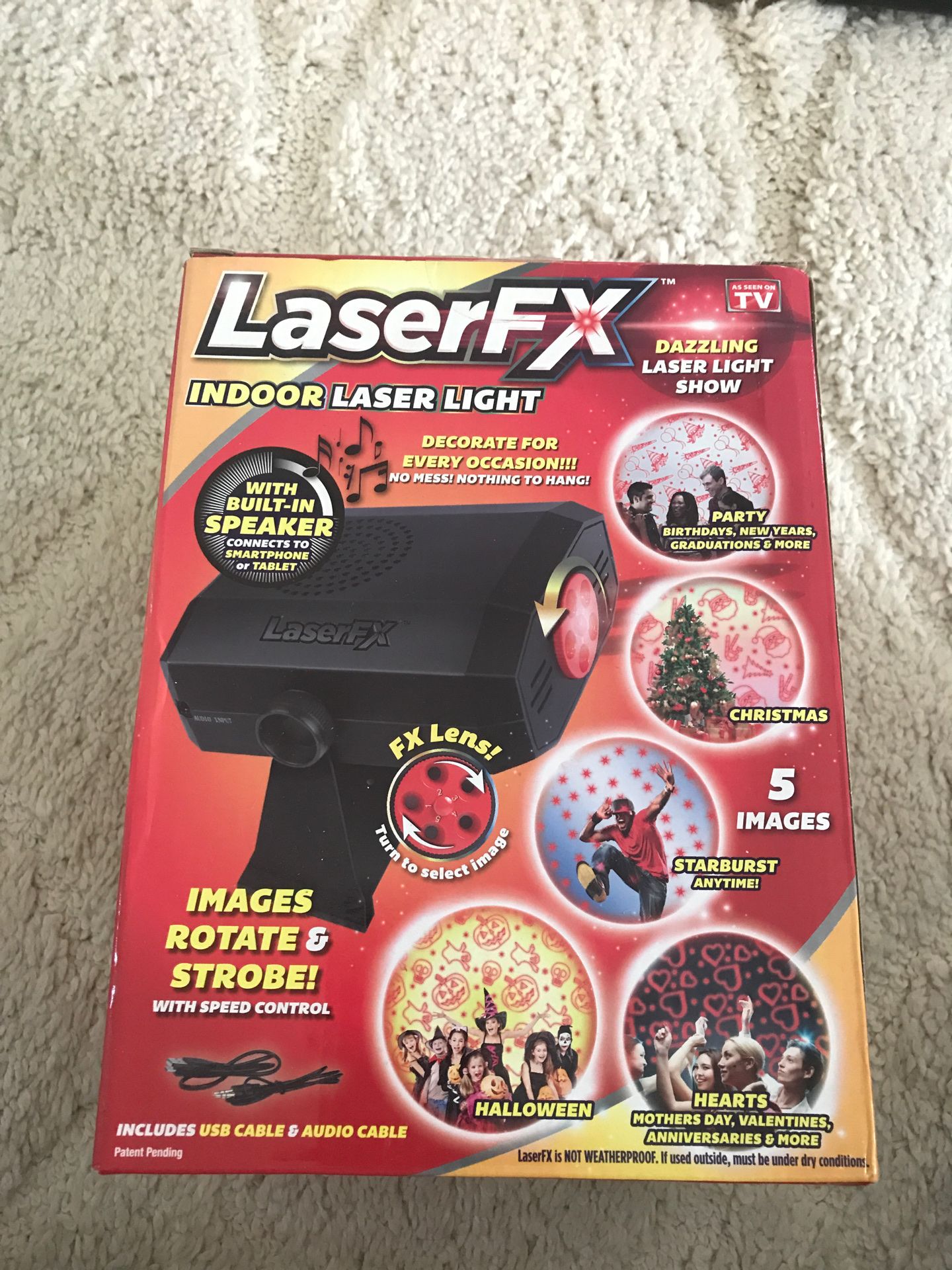 Lazer fx indoor laser light new