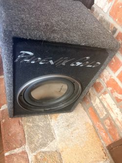 10” Phoenix Gold Subwoofer w/ built-in amp