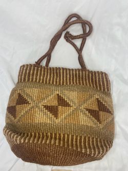 Woven Jute Straw Boho bag
