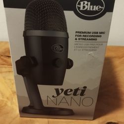 Blue Yeti Nano Premium USB Microphone for Gaming, Streaming,Podcasting, PC & Mac