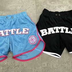 BATTLE shorts Men’s small/Kids XL NEW