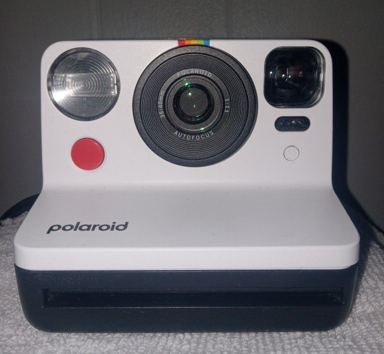 White Generation 2 Polaroid Now Camera