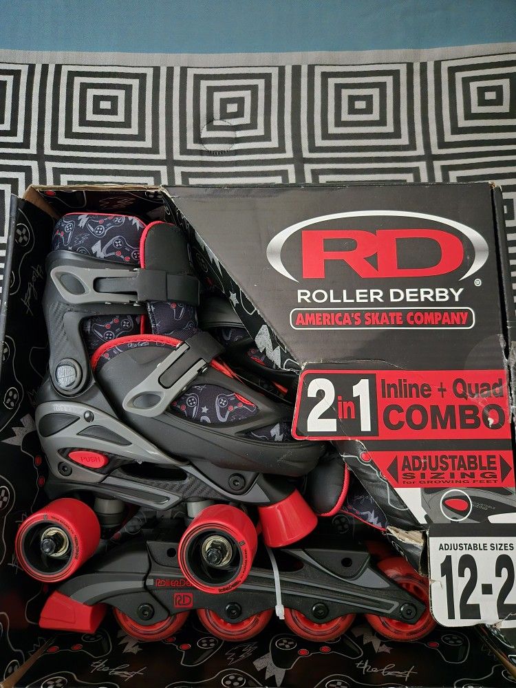 Roller Derby 2 in 1 Combo Size 12-2Kids