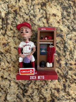 Zach Neto Angels Locker Room Bobblehead