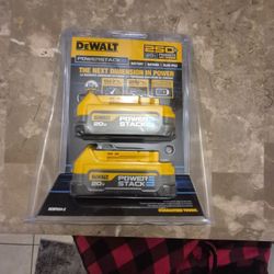 DEWALT 20 Volt MAX Powerstack Compact Battery, 2-Pack, Model# DCBP034-2