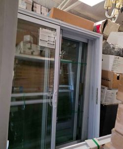 American Craftsman
72 in. x 80 in. 50 SeriesWhite Sliding Vinyl  Patio Door
$$550. EACH S