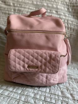 Luli Bebé Pink Diaper Bag