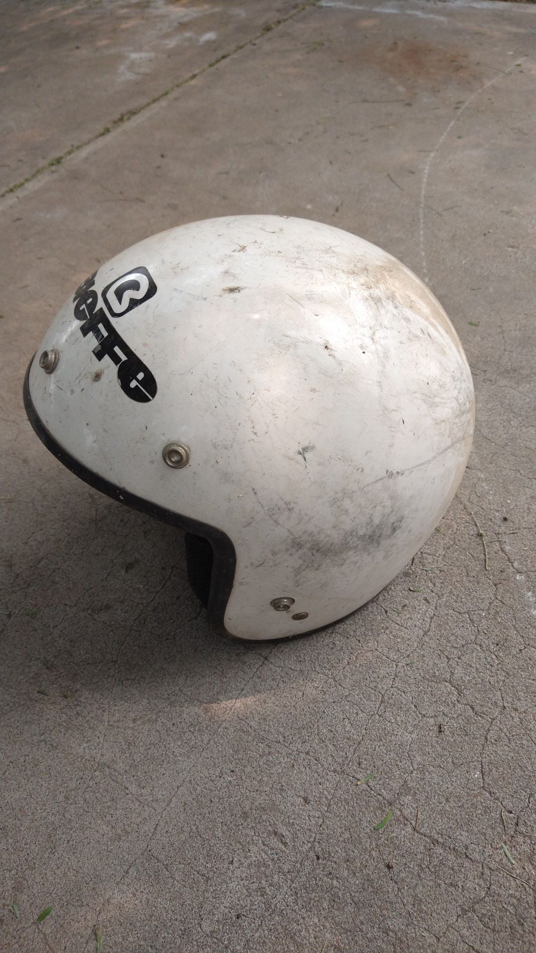 Motorcycle helmet bieffe white used