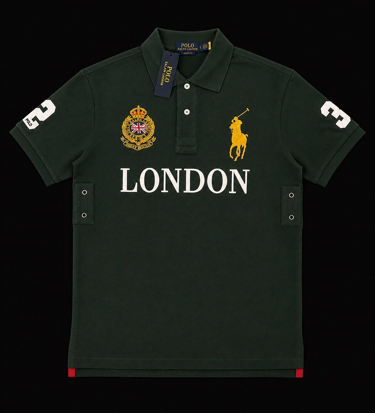 I got this Polo shirt size M-L