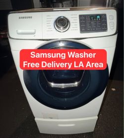 Samsung Front Load Washer with Pedestal