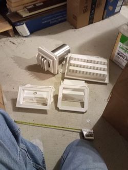White Vinyl Siding Accessories NEW
