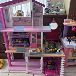 Barbie House, Wagon And Others 