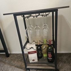 Bar Cart With Wheels