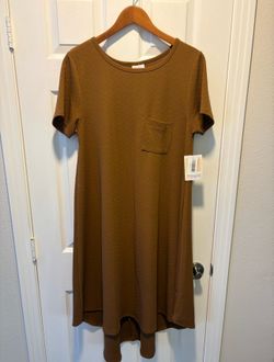 Brand New LuLaRoe Carly Brown Dress women’s Size Large - Simi Valley