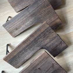 Floating shelves. Wood (4)