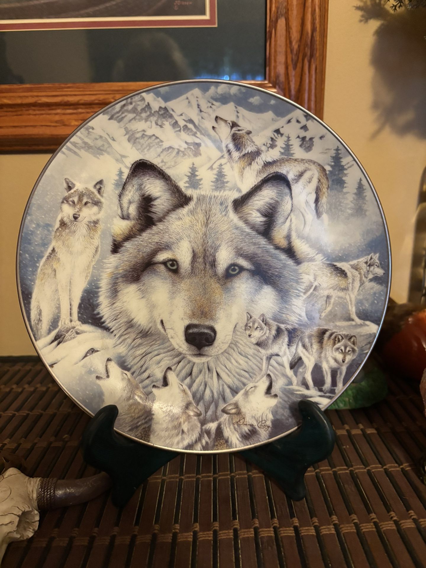 Collectible plates five dollars each