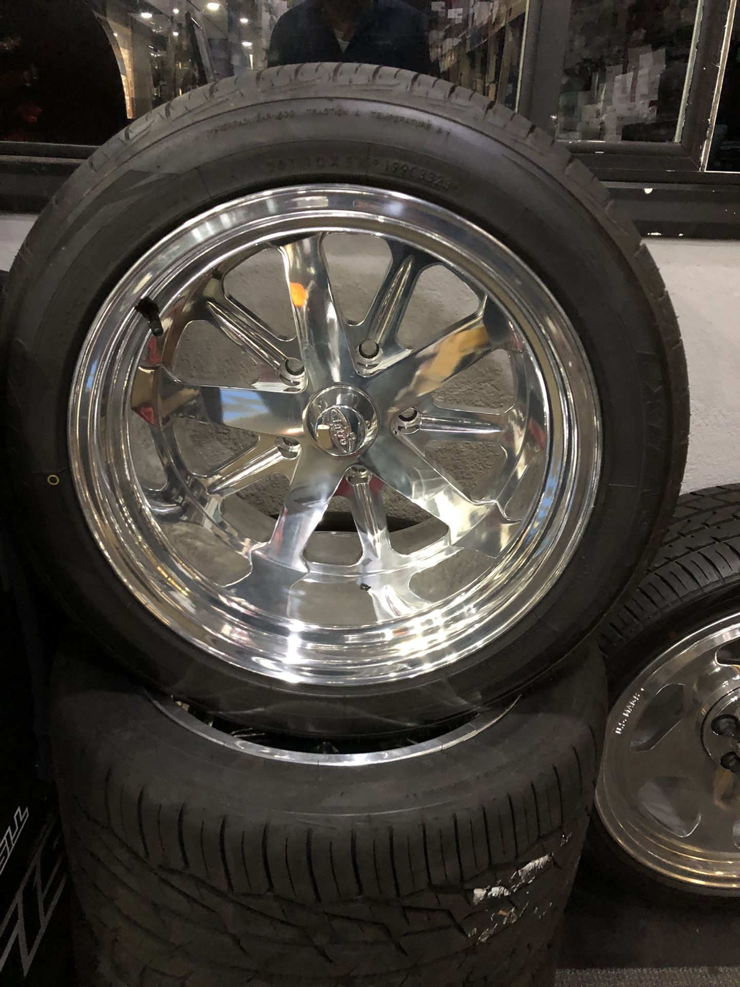 INTRO WHEELS 17x11. 5x5. BILLET WHEELS  TOYO TIRES