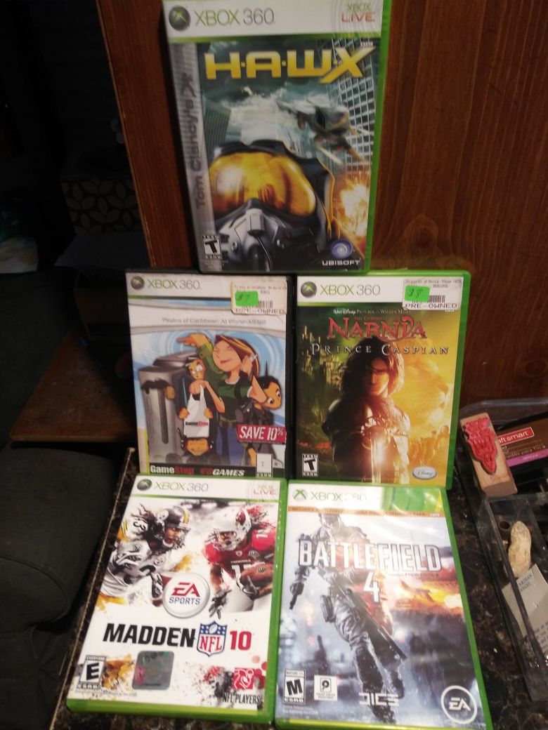 6 Xbox 360 Games for $25