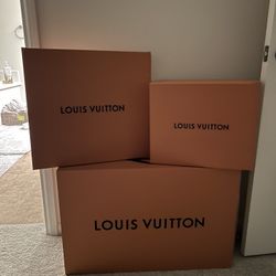 Authentic Louis Vuitton (Large) Boxes