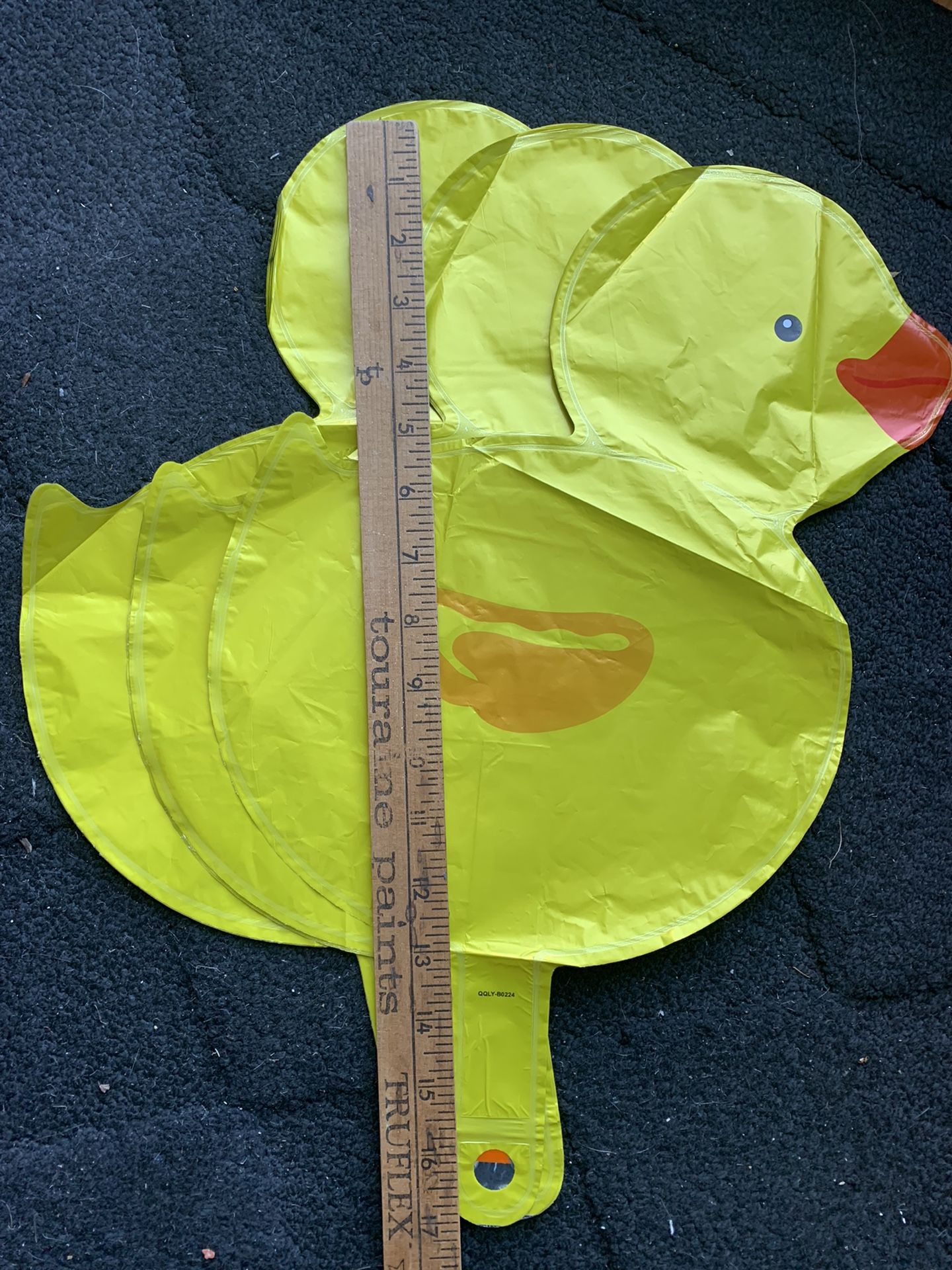 Mylar Rubber Ducky Balloons