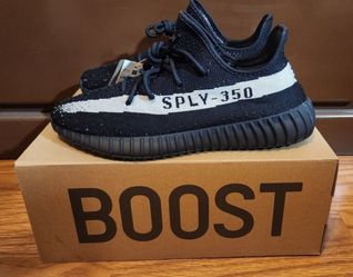 Adidas Yeezy 350 V2 "Core Black White" Size 12