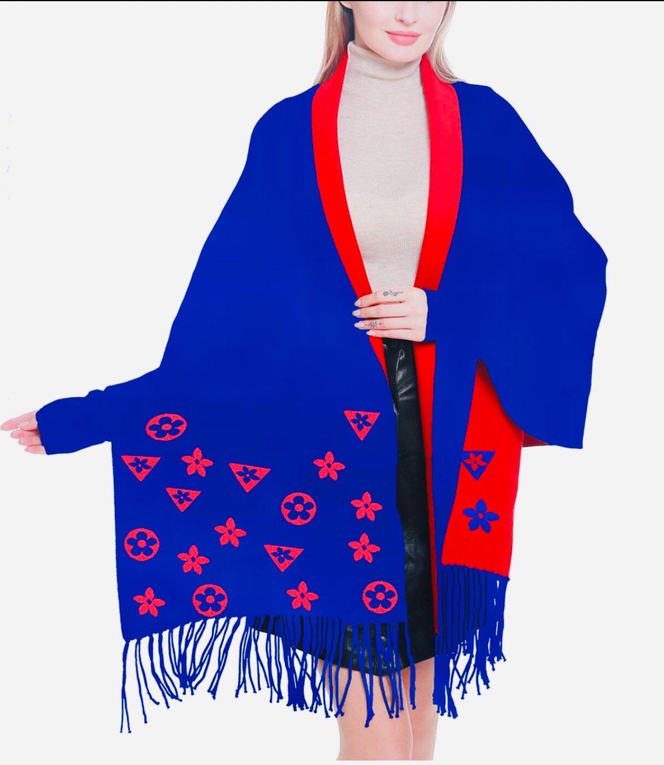 Women Sweater Shawl