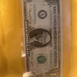 Billete Binario De Un 1 Dólar 1974