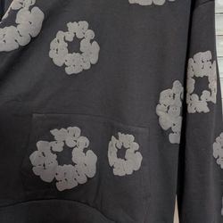 Black monochrome Denim Tears Hoodie 
